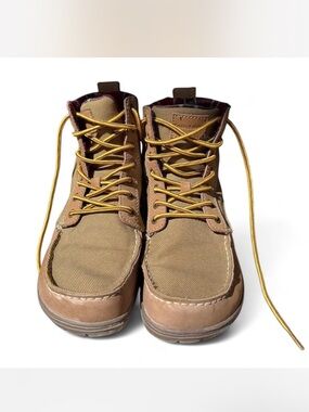 Lem’s Boulder Boots in Brown/Taupe (women’s size 6.5)